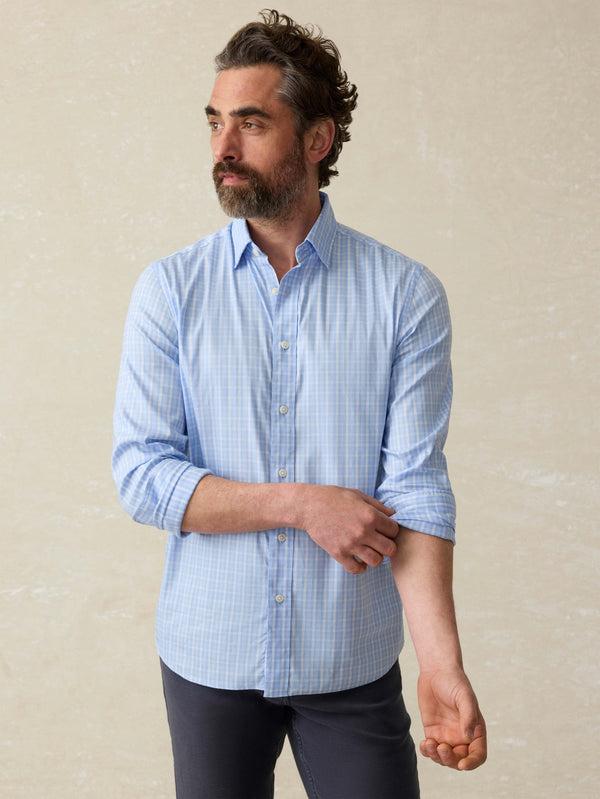 faherty Movement™ Shirt - Sky Shore Plaid Men's Button Ups