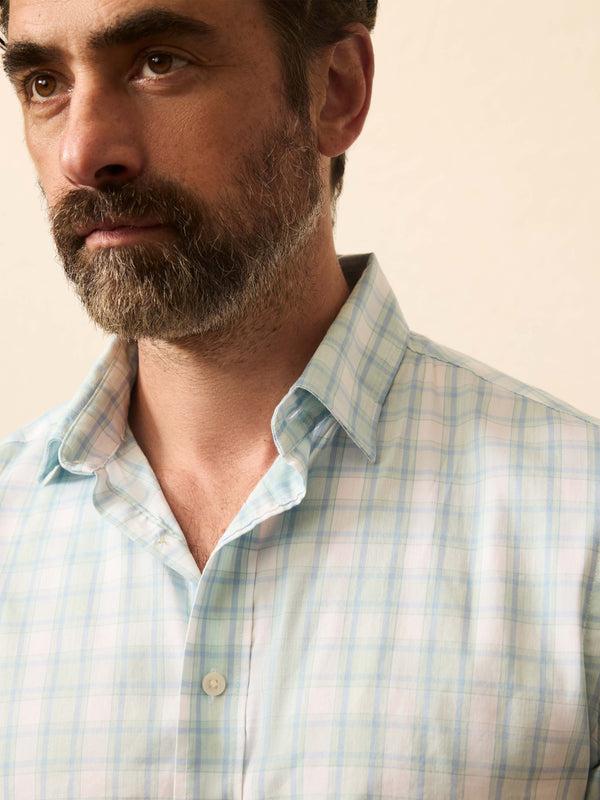 Faherty Movement™ Shirt - Stone Lagoon Plaid Men's Button Ups