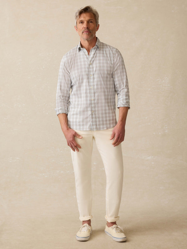 Faherty Movement™ Shirt - York Cliffs Plaid Men's Button Ups