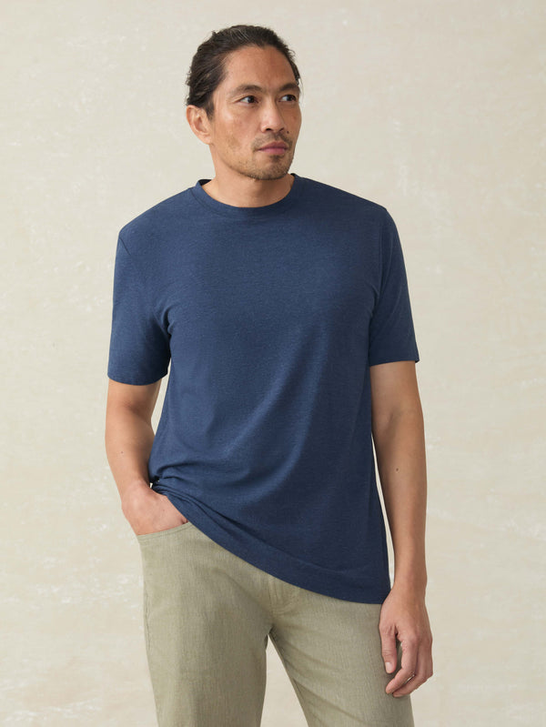 faherty Movement™ Short-Sleeve T-Shirt - Great Falls Heather Men's Knits