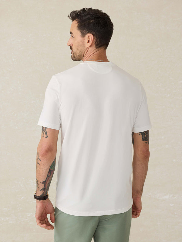 Faherty Movement™ Short-Sleeve T-Shirt - Pure White Men's Knits
