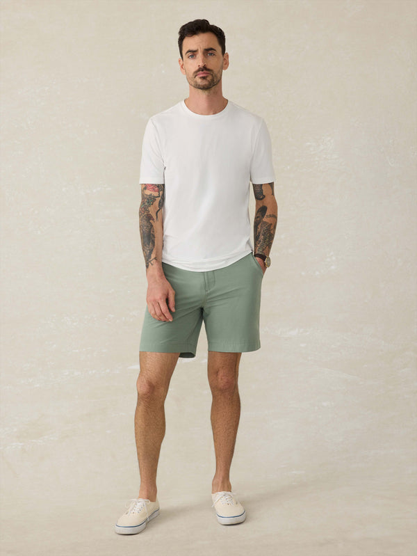 Faherty Movement™ Short-Sleeve T-Shirt - Pure White Men's Knits