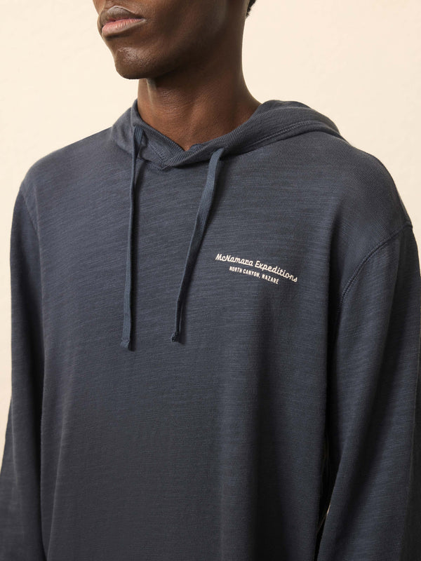 Faherty Nazare Sunwashed Slub Hoodie - Blue Nights Men's Hoodies U0026 Pullovers