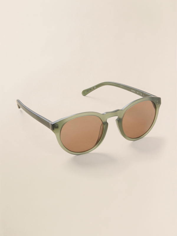 faherty Norris Sunglasses - Matte Olive Unisex Sunglasses
