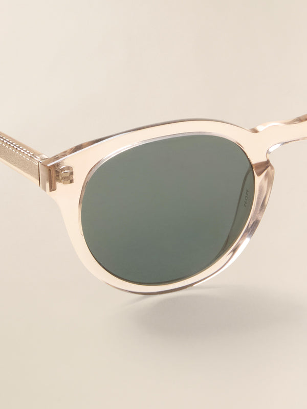 Faherty Norris Sunglasses - Peach Crystal Unisex Sunglasses