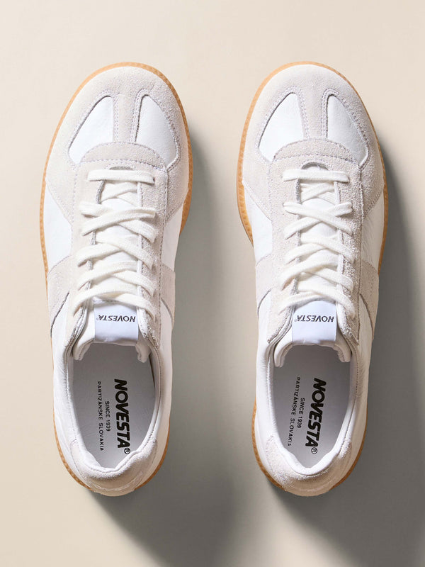 Faherty Novesta Gat - White 003 Transparent Footwear Sneakers