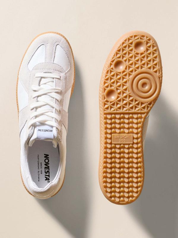 Faherty Novesta Gat - White 003 Transparent Footwear Sneakers