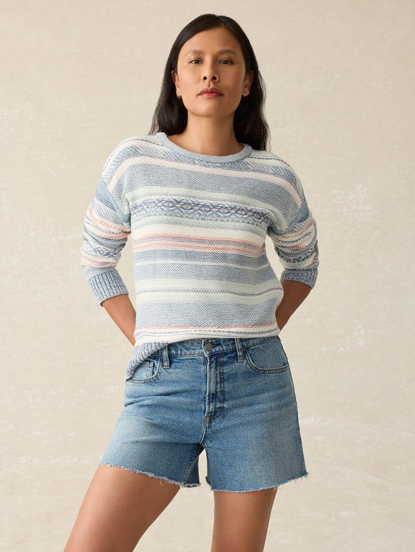 Faherty Organic Cotton Denim Short - Lakewood Wash Women's Bottoms