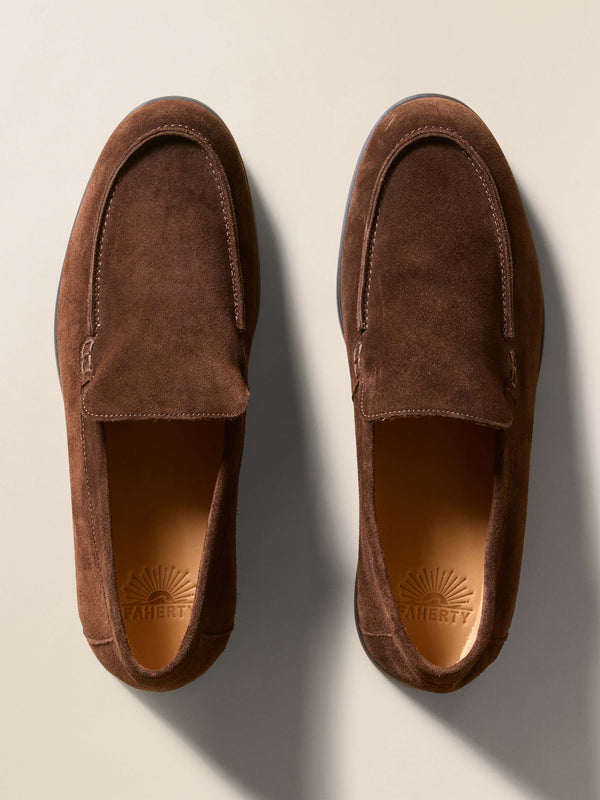 Faherty Reserve Venetian Loafer - Chocolate Footwear Shoes