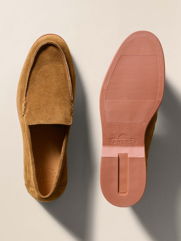 Faherty Reserve Venetian Loafer - Tobacco Footwear Shoes