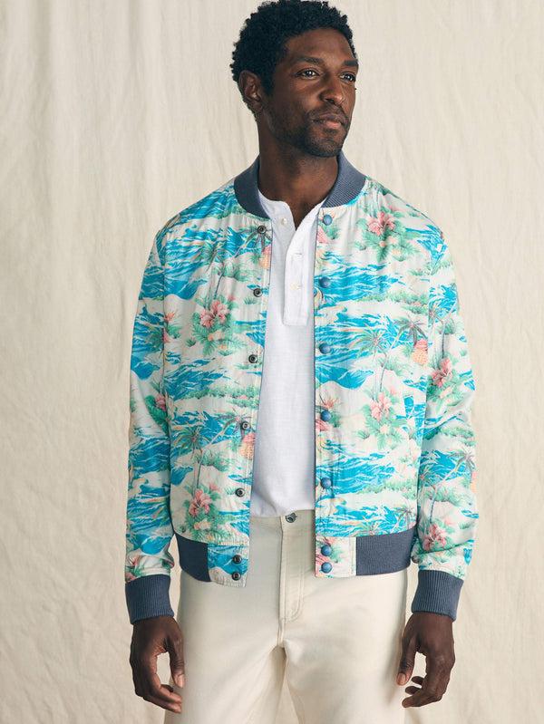 Faherty Reversible Surf Shop Jacket - Nantucket Men's Outerwear