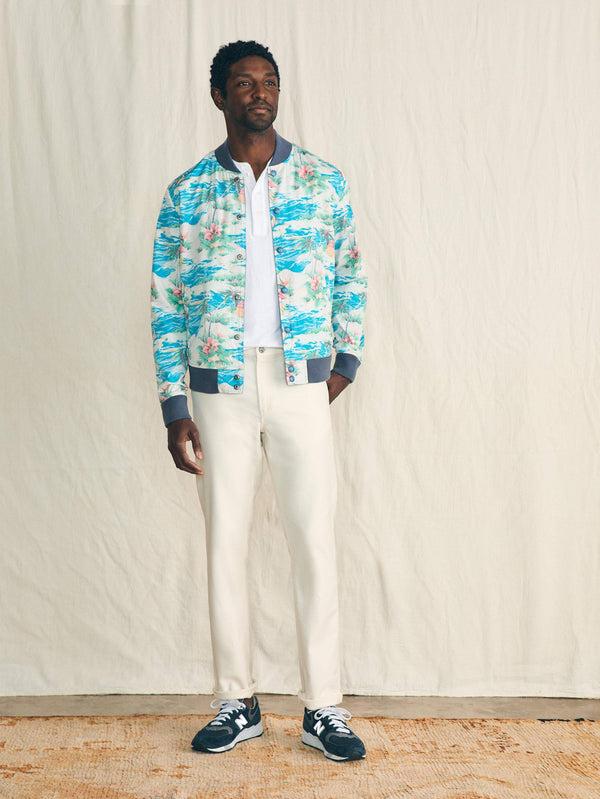 Faherty Reversible Surf Shop Jacket - Nantucket Men's Outerwear