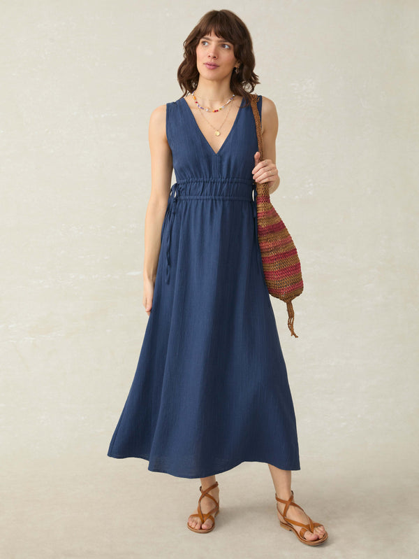 faherty Sandbar Dress - Deep Sea Navy Women's Dresses