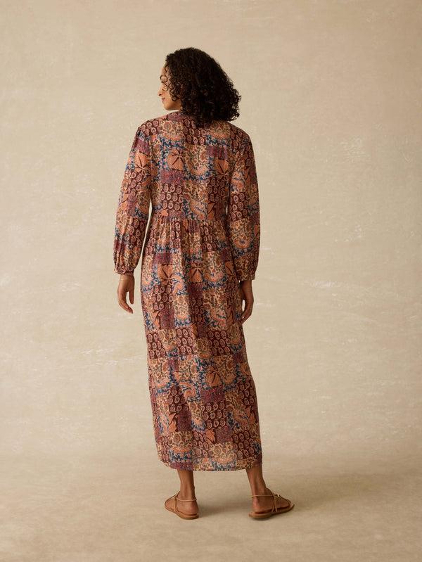 Faherty Sandy Cove Coverup - Madeira Patchwork Women's Dresses
