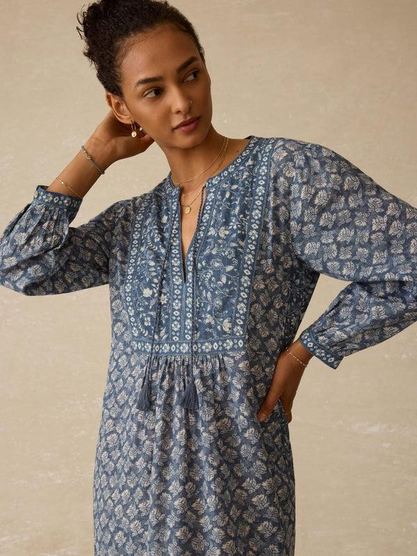 Faherty Sandy Cove Coverup - Oceanview Blossom Women's Dresses