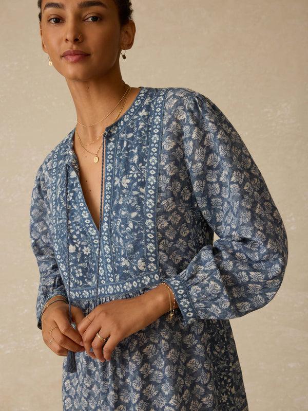 Faherty Sandy Cove Coverup - Oceanview Blossom Women's Dresses