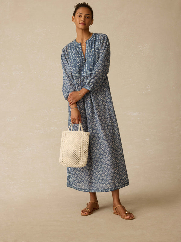 faherty Sandy Cove Coverup - Oceanview Blossom Women's Dresses