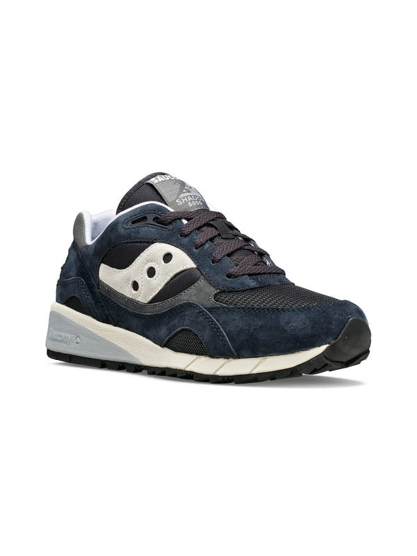Faherty Saucony Men's Shadow 6000 - Navy Grey Men's Footwear