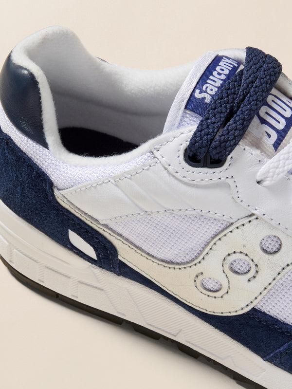 Faherty Saucony Shadow 5000 - White Navy Silver Footwear Sneakers