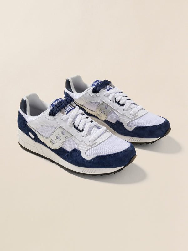 faherty Saucony Shadow 5000 - White Navy Silver Footwear Sneakers