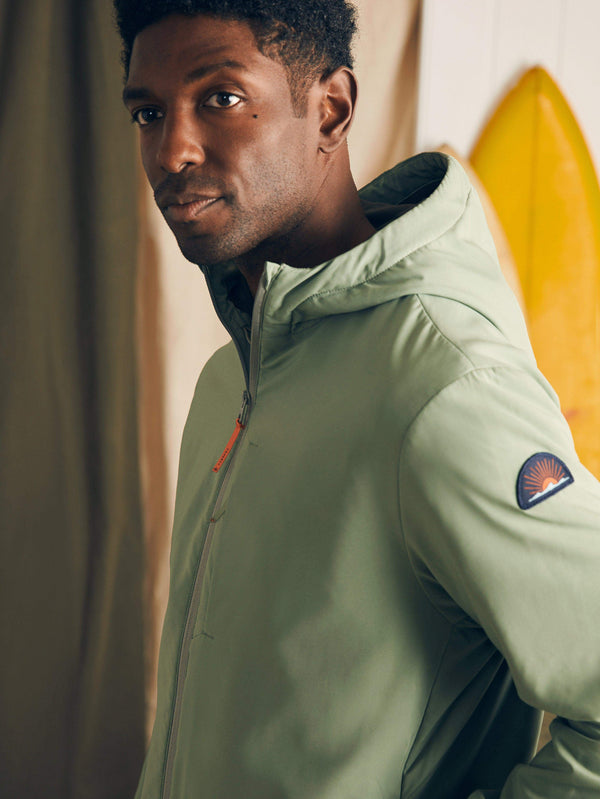 Faherty Shorelite Jacket - Trail Olive Men's Outerwear