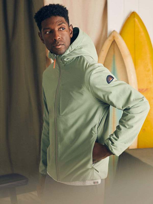 Faherty Shorelite Jacket - Trail Olive Men's Outerwear