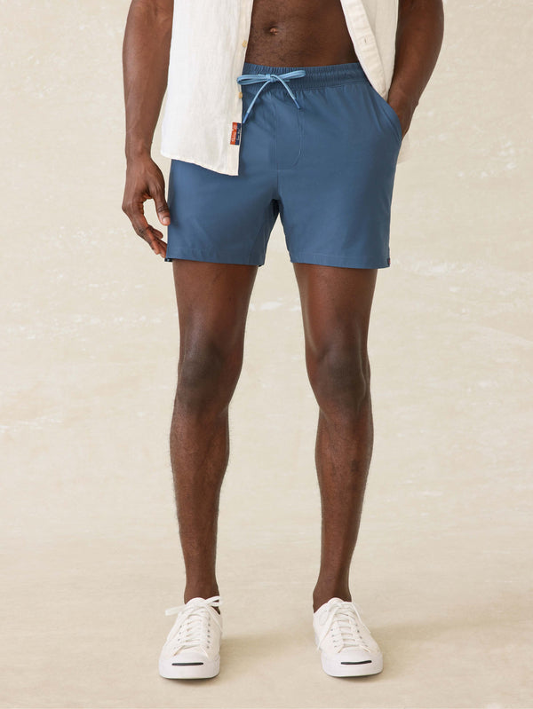 faherty Shorelite Lined Trunk (5") - Offshore Storm Men's Swim