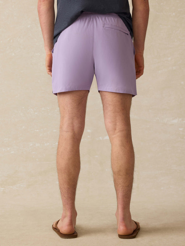 Faherty Shorelite Lined Trunk (5") - Seaside Iris Men's Swim