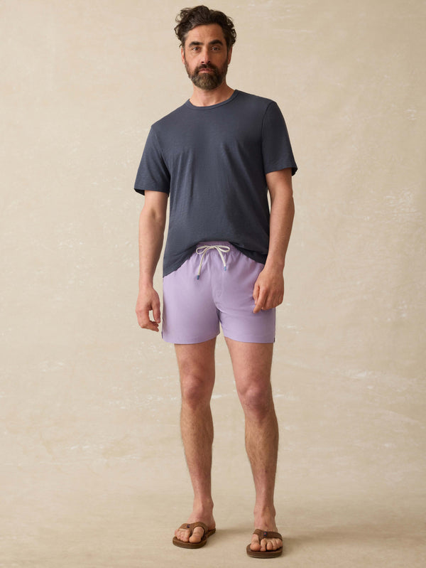 Faherty Shorelite Lined Trunk (5") - Seaside Iris Men's Swim