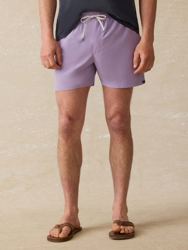 faherty Shorelite Lined Trunk (5") - Seaside Iris Men's Swim