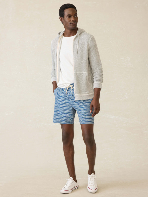 Faherty Shorelite Lined Trunk (7") - Fishscale Men's Swim