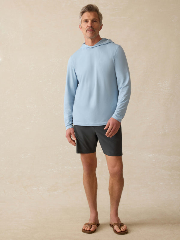 Faherty Shorelite Lined Trunk (7") - Mountain Black Men's Swim