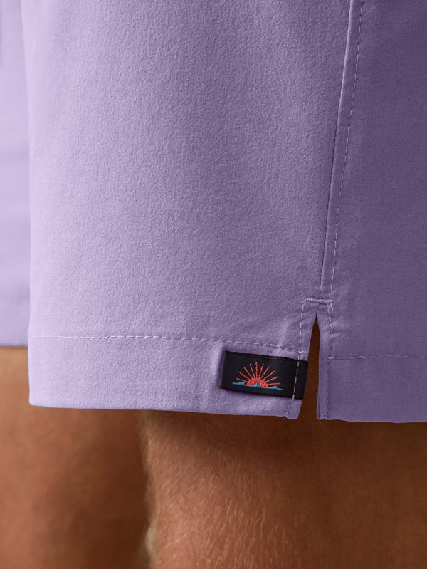 Faherty Shorelite Lined Trunk (7") - Seaside Iris Men's Swim