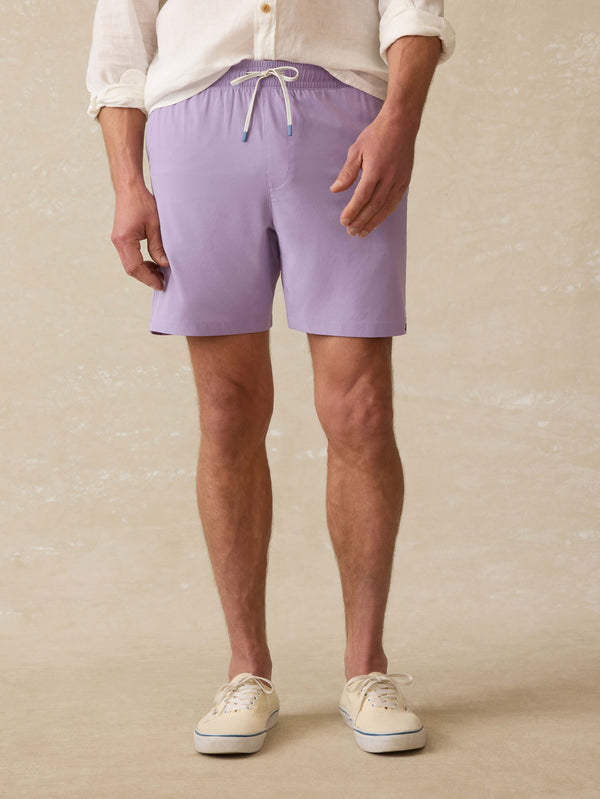 faherty Shorelite Lined Trunk (7") - Seaside Iris Men's Swim