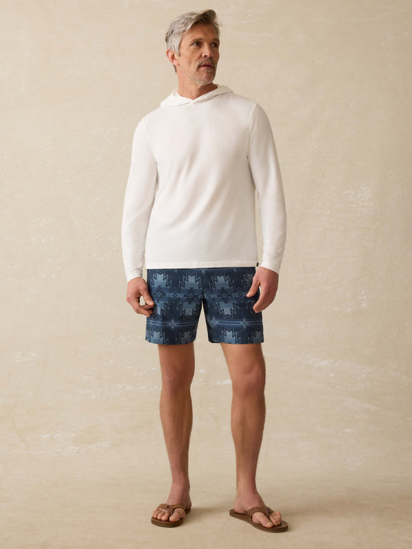 Faherty Shorelite UPF Hoodie - Pure White Men's Hoodies U0026 Pullovers