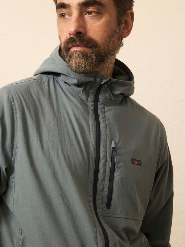 Faherty Shorelite Zephyr Jacket - Seaglass Blue Men's Outerwear