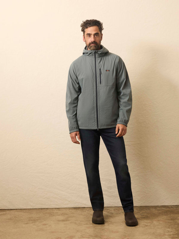 Faherty Shorelite Zephyr Jacket - Seaglass Blue Men's Outerwear