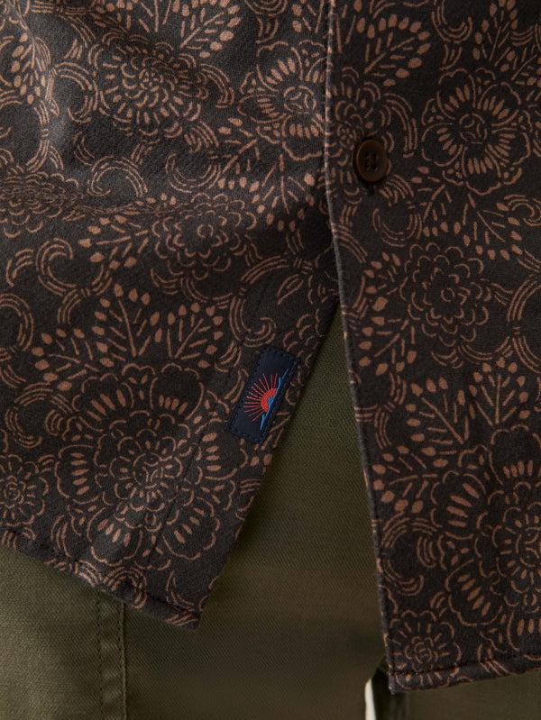 Faherty Short-Sleeve Hermosa Shirt - Citrus Blossom Men's Button Ups