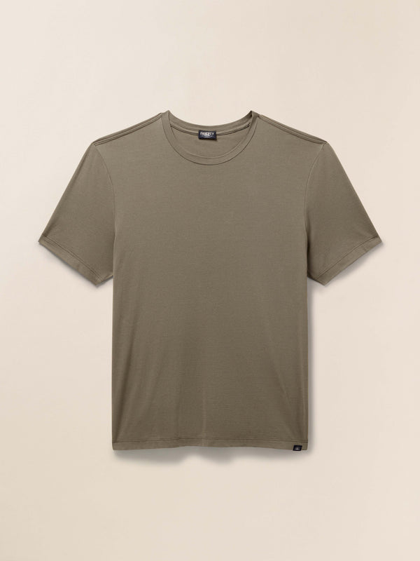 Faherty Short-Sleeve Movement™ T-Shirt - Olive Pine Feeder Men's Knits