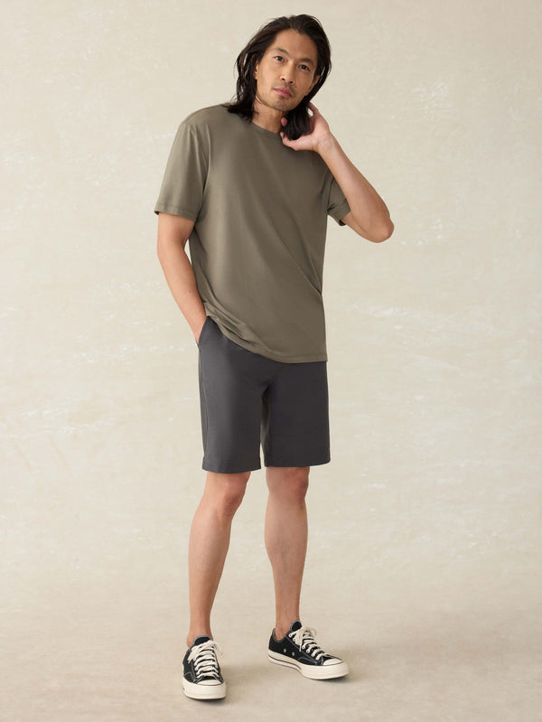 Faherty Short-Sleeve Movement™ T-Shirt - Olive Pine Feeder Men's Knits