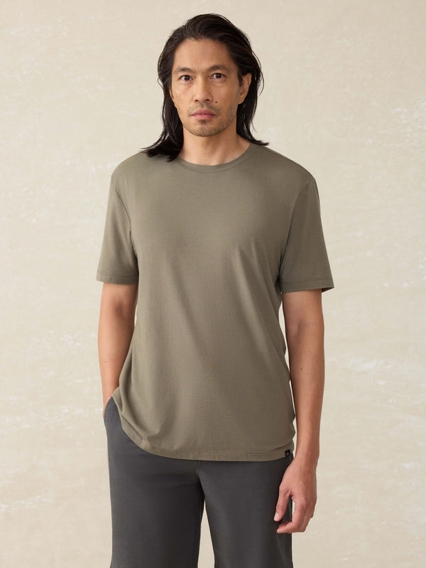 faherty Short-Sleeve Movement™ T-Shirt - Olive Pine Feeder Men's Knits