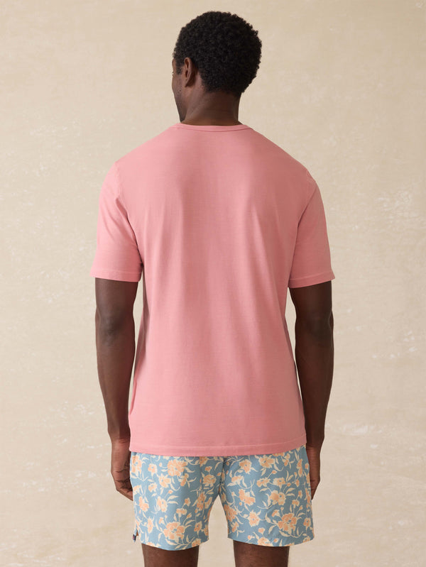 Faherty Short-Sleeve Shorelite UPF Tee - Faded Flag Men's Knits