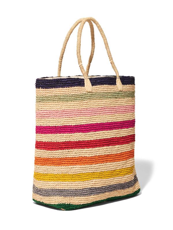 Faherty Soleil Straw Tote - Multi Women's Accessories