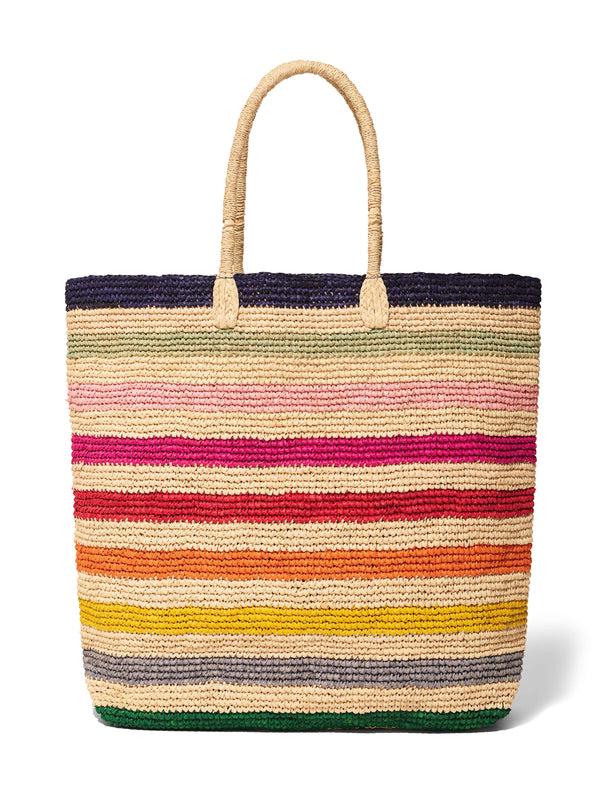 faherty Soleil Straw Tote - Multi Women's Accessories