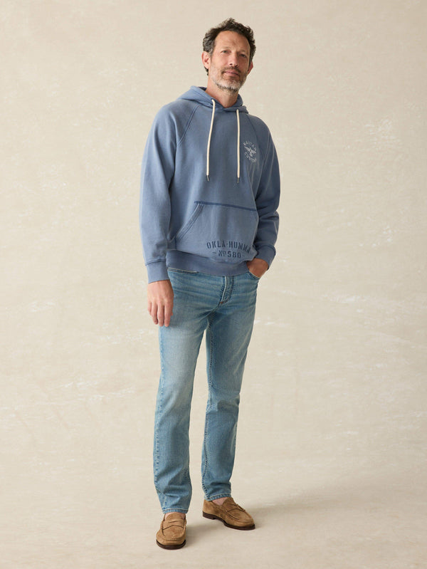 Faherty Steven Paul Judd Fleece Hoodie - Mautan Blue Men's Hoodies U0026 Pullovers