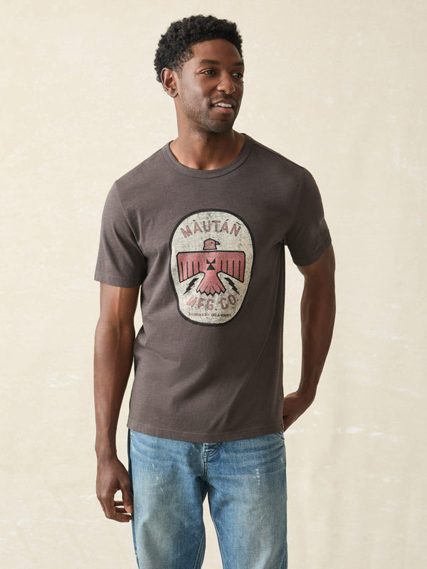 faherty Steven Paul Judd Sunwashed Tee - Washed Black Men's Knits