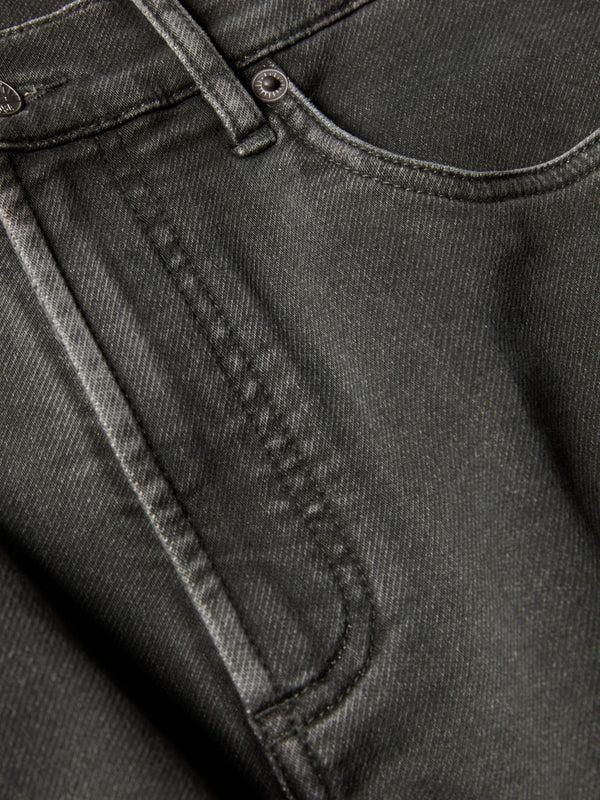 Faherty Stretch Terry 5-Pocket Pant - Fall Olive Men's Bottoms