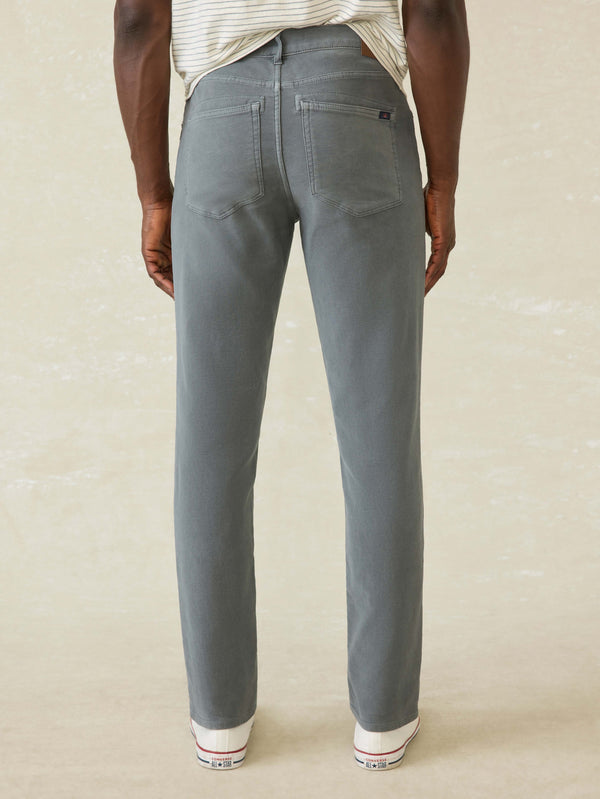 Faherty Stretch Terry 5-Pocket Pant - Slate Men's Bottoms