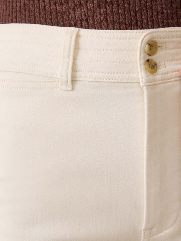 Faherty Stretch Terry Harbor Pant - Egret Women's Bottoms