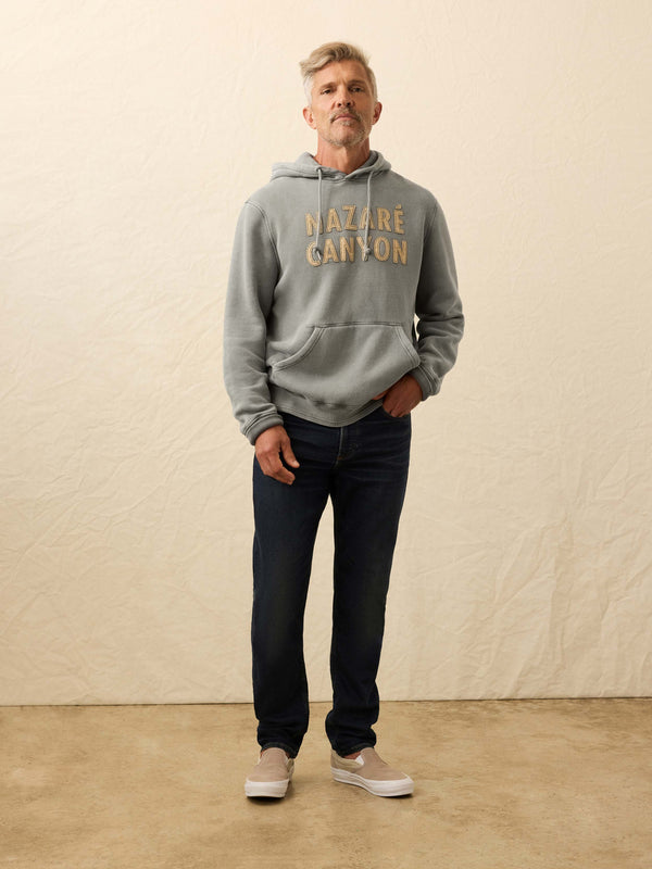 Faherty Stretch Terry Indigo 5-Pocket Pant - Belmar Coast Wash Men's Bottoms